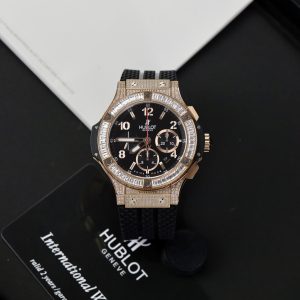 Hublot Big Bang King Gold Diamonds Pave Chronograph Fake Watch 44mm (2)