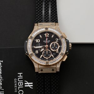 Hublot Big Bang King Gold Diamonds Pave Chronograph Fake Watch 44mm (2)