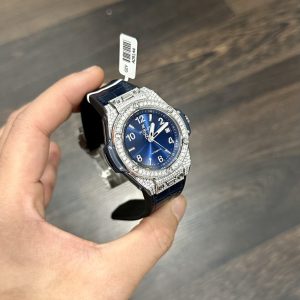 Hublot Big Bang One Click Customs Moissanite Diamonds Best Replica 39mm (8)