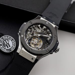 Hublot Big Bang Tourbillon Bezel Ceramic Best Replcia Watches 44mm (5)