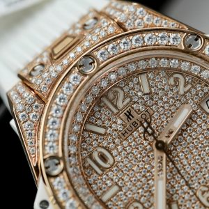 Hublot Replica Watch Customs Full Moissanite Diamonds Big Bang One Click 39mm (1)