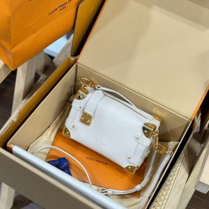Louis Vuitton LV Side Trunk Replica Bags Womens White 18x12 (2)