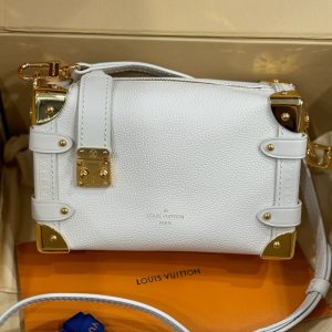 Louis Vuitton LV Side Trunk Replica Bags Womens White 18x12 (2)
