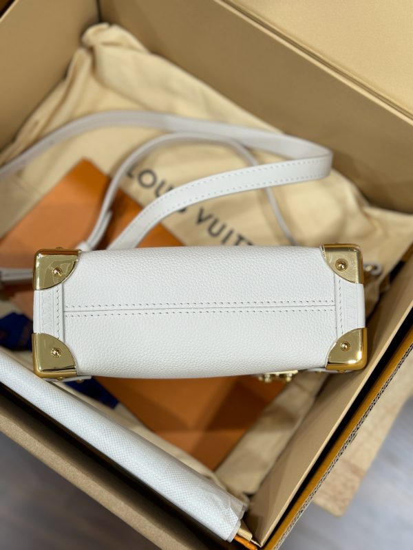 Louis Vuitton LV Side Trunk Replica Bags Womens White 18x12 (2)