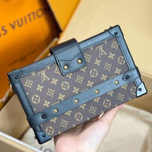 Louis Vuitton Petite Malle Monogram Womens Replica Bags 20x12x5cm (2)