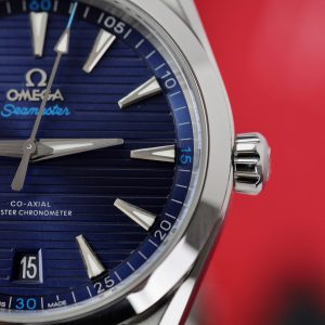 Omega Seamaster Aqua Terra GMT Best Replica Watch VS Factory Blue Color 41mm (4)