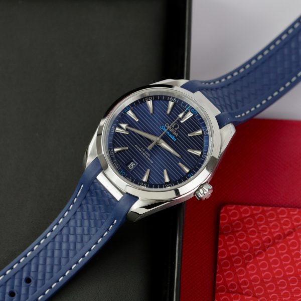 Omega Seamaster Aqua Terra GMT Best Replica Watch VS Factory Blue Color 41mm (4)