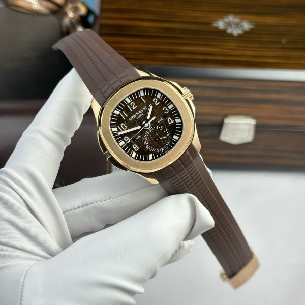 Patek Philippe Aquanaut 5164R Chocolate Dial Best Replica ZF Factory (2)