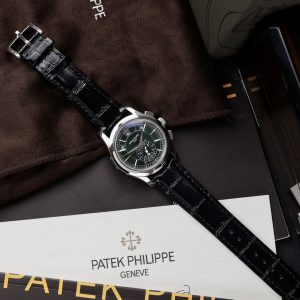 Patek Philippe Complications 5905G Green Dial Replica Watch 42mm (1)