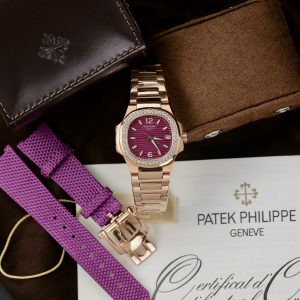 Patek Philippe Nautilus 7010R-013 Best Replica Watch Purple Dial 32mm (11)