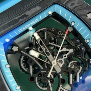 Richard Mille Best Replica Watch Carbon NTPT Blue Color ZF Factory (13)