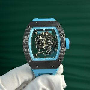Richard Mille Best Replica Watch Carbon NTPT Blue Color ZF Factory (13)