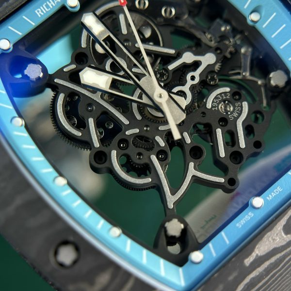 Richard Mille Best Replica Watch Carbon NTPT Blue Color ZF Factory (13)