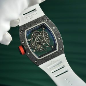 Richard Mille Best Replica Watch White Rubber Strap Carbon NTPT ZF Factory (13)