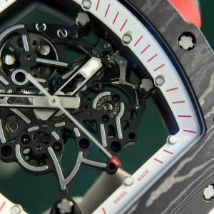 Richard Mille Best Replica Watch White Rubber Strap Carbon NTPT ZF Factory (13)