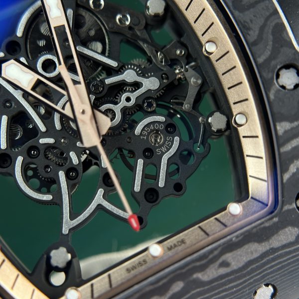 Richard Mille RM055-CA-RG Black Carbon NTPT Best Replica New 2024 ZF Factory (12)