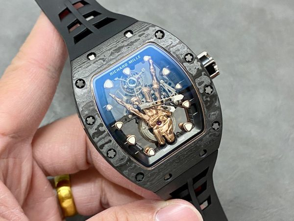 Richard Mille RM66 Flying Tourbillon Carbon Customs 18K Gold 42 (1)