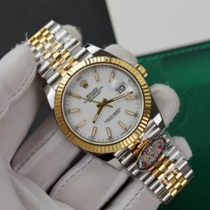 Rolex DateJust 126331 White Dial Clean Factory Best Replica Watch 41mm (1)