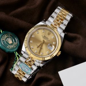 Rolex DateJust 126333 Best Replica Watch Yellow Champagne Dial Clean Factory 41mm (10)