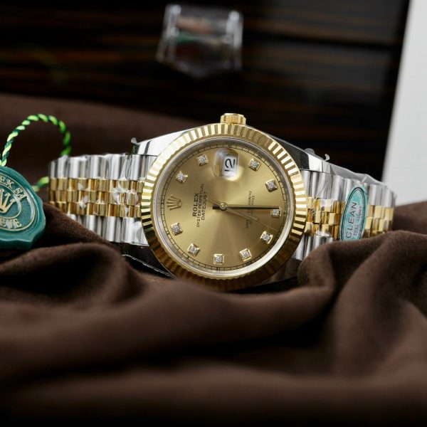 Rolex DateJust 126333 Best Replica Watch Yellow Champagne Dial Clean Factory 41mm (10)