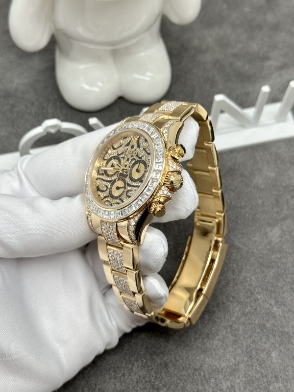 Rolex Daytona Eye Of The Tiger 116598TBR Real Gold & Diamonds Best Quality 40mm (11)