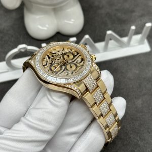 Rolex Daytona Eye Of The Tiger 116598TBR Real Gold & Diamonds Best Quality 40mm (11)