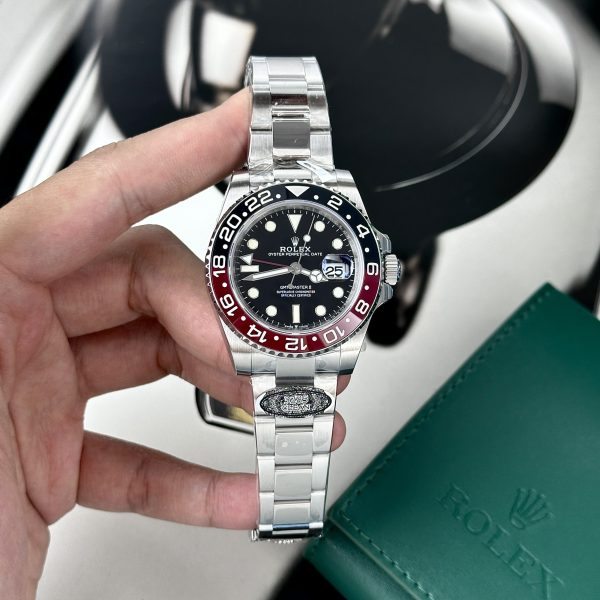 Rolex GMT-Master II Coke Oyster Strap Best Replica Clean Factory 40mm (11)