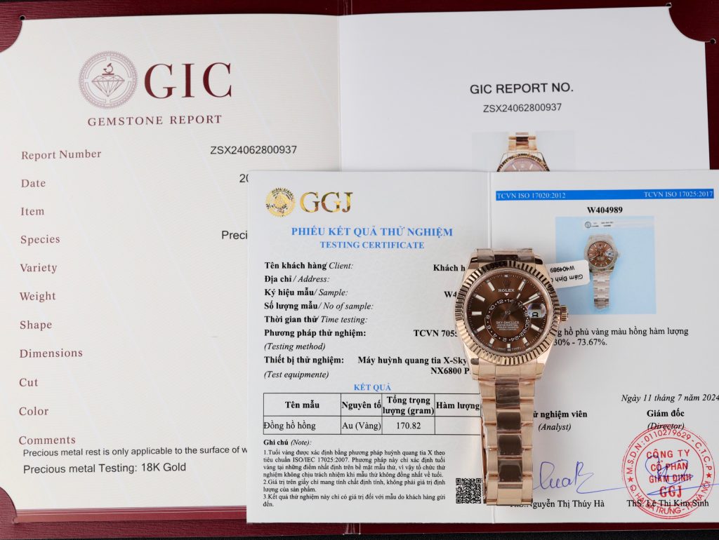 Đồng Hồ Rolex Sky-Dweller Bọc Vàng 18K Mặt Chocolate Chế Tác 1:1 phiên bản chế tác Hong Kong có sẵn tại DWatch Luxury.