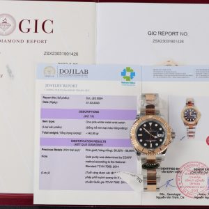 Rolex Yacht Master 126621 Gold Wrapped Black Dial Clean Factory 40mm (9)