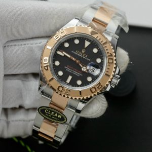 Rolex Yacht Master 126621 Gold Wrapped Black Dial Clean Factory 40mm (9)