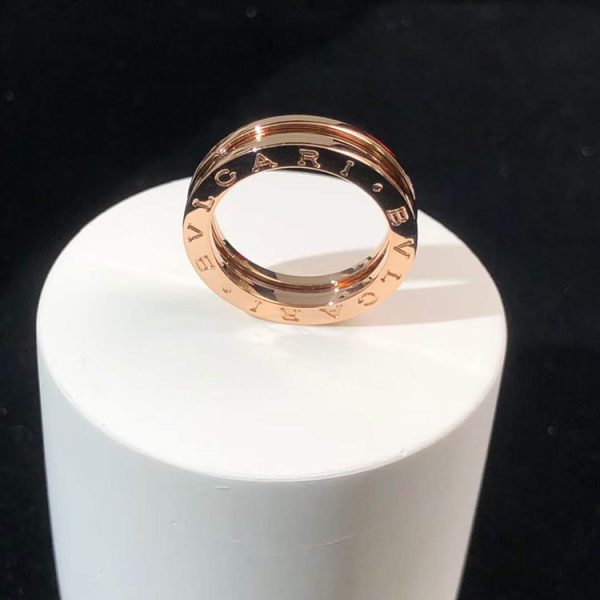 BVLGari B.Zezo1 Rings Custom 18K Rose Gold (2)