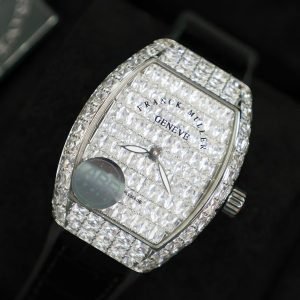 Franck Muller Vanguard V32 Black Full Baguette Diamonds 36mm (3)