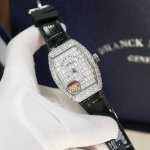 Franck Muller Vanguard V32 Black Full Baguette Diamonds 36mm (3)