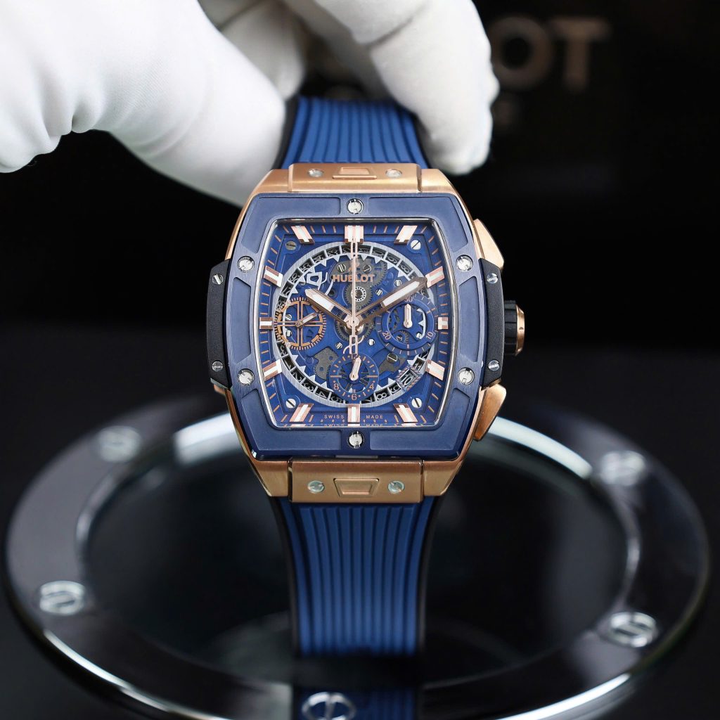 Hublot Spirit Of Big Bang King Gold Blue Ceramic Bezel BBF Factory 42mm