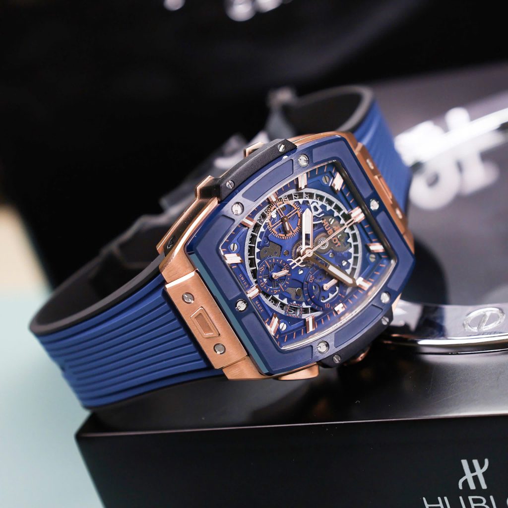 Hublot Spirit Of Big Bang King Gold Blue Ceramic Bezel BBF Factory 42mm