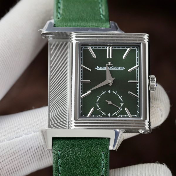 Jaeger Lecoultre Master Reverso Tribute Small Seconds Green Color MGF 30x40mm