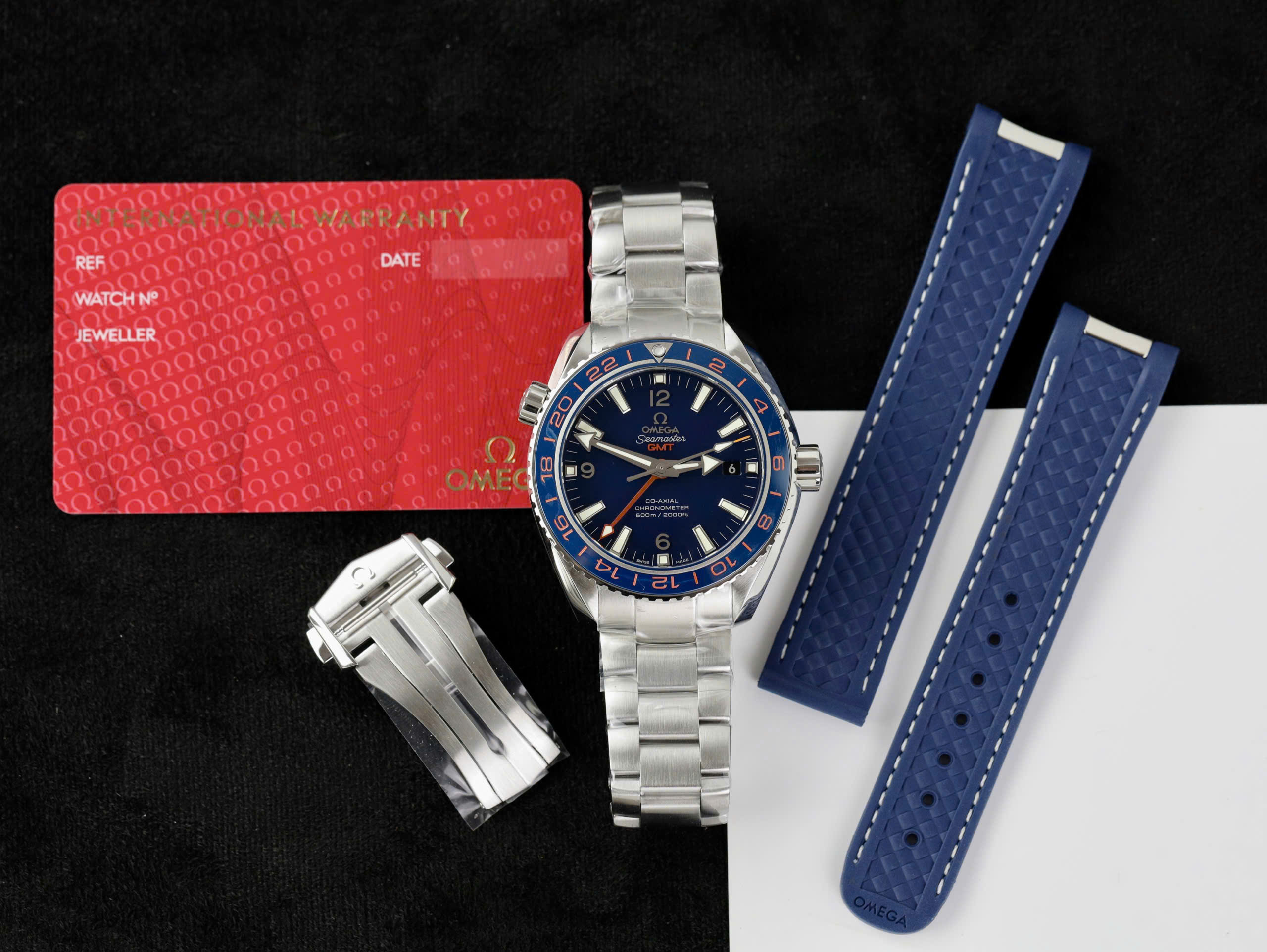 Omega Best Replica Watch Seamaster Planet Ocean 600M Blue VS Factory