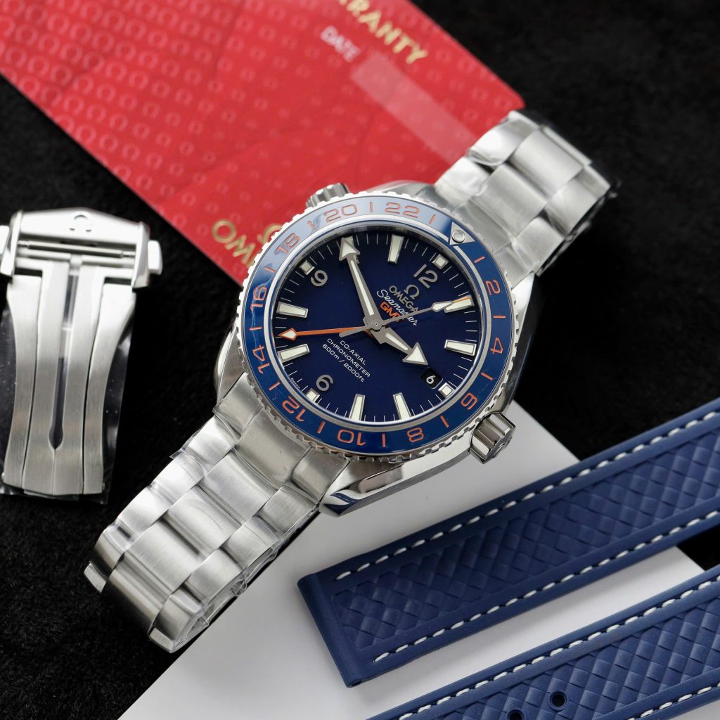 Omega Best Replica Watch Seamaster Planet Ocean 600M Blue VS Factory