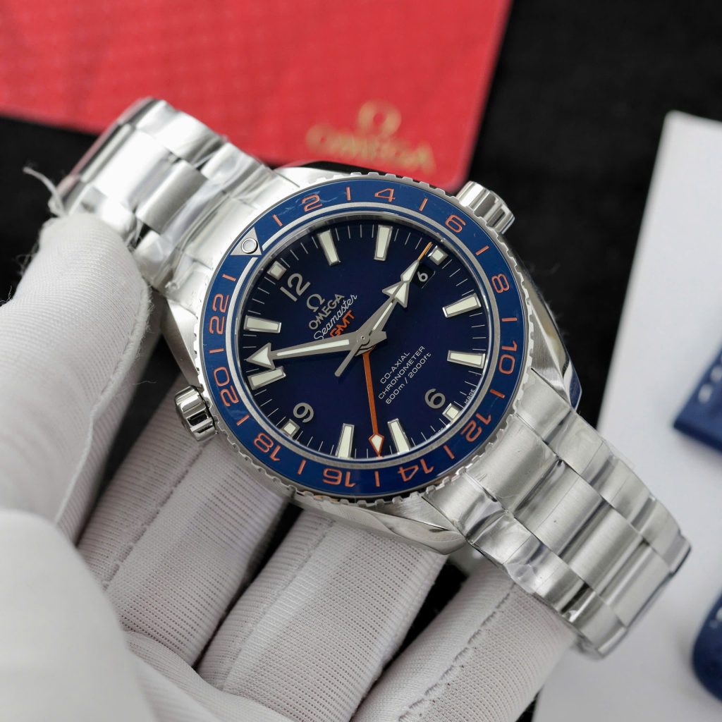 Omega Best Replica Watch Seamaster Planet Ocean 600M Blue VS Factory