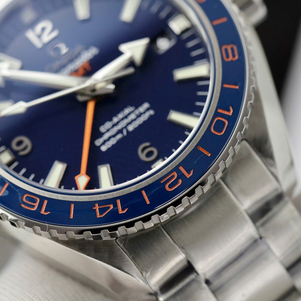 Omega Best Replica Watch Seamaster Planet Ocean 600M Blue VS Factory