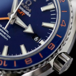 Omega Best Replica Watch Seamaster Planet Ocean 600M Blue VS Factory