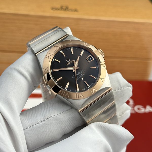 Omega Constellation Best Replica Watch Chocolate Dial VS Factory (2)