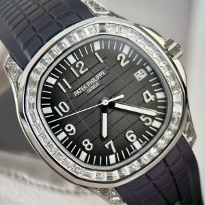 Patek Philippe Aquanaut 5167G Diamonds Replica Watch GR Factory 42mm (1)