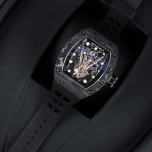 Richard Mille Fake Watch RM66 Automatic & Black Carbon 43mm (7)