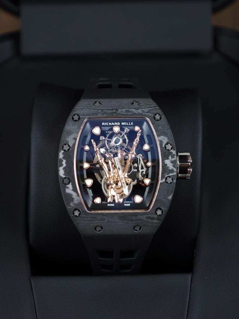 Richard Mille Fake Watch RM66 Automatic & Black Carbon 43mm (7)