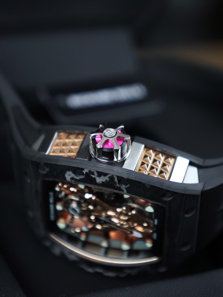 Richard Mille Fake Watch RM66 Automatic & Black Carbon 43mm (7)