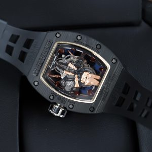 Richard Mille Fake Watch RM66 Automatic & Black Carbon 43mm (7)