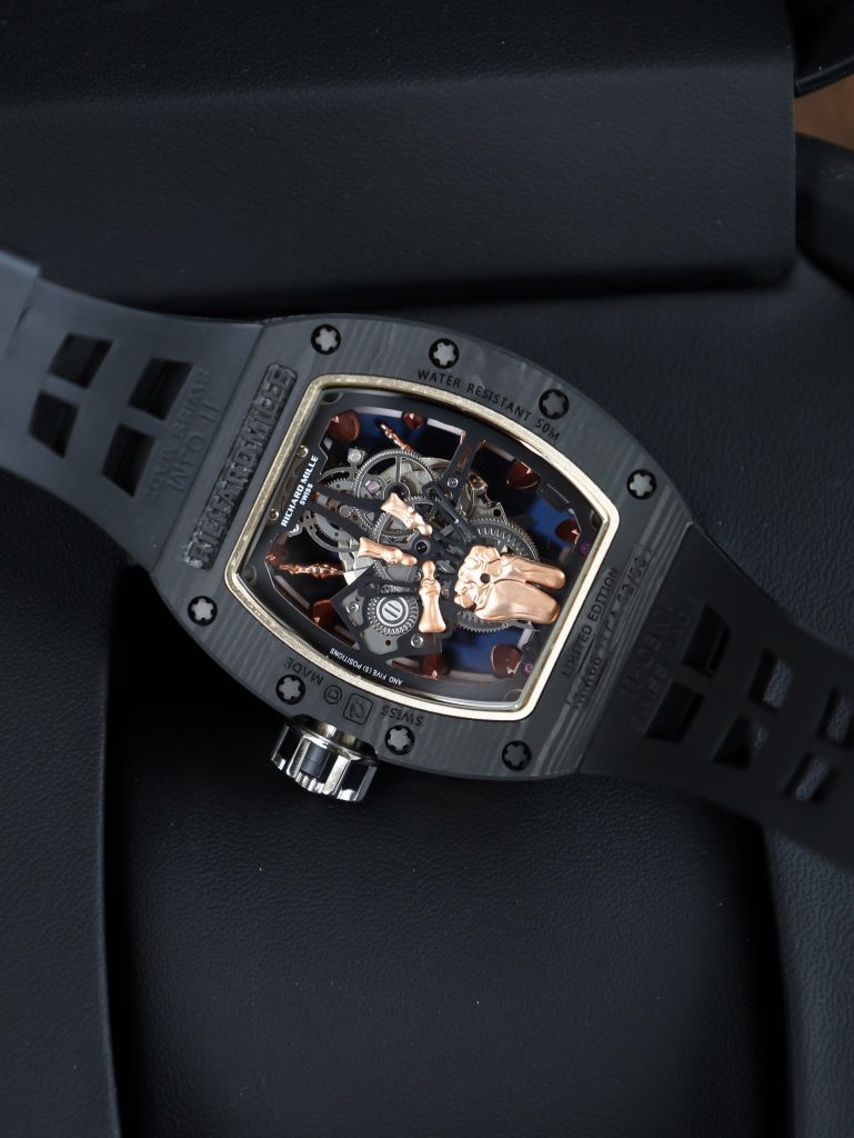 Richard Mille Fake Watch RM66 Automatic & Black Carbon 43mm (7)