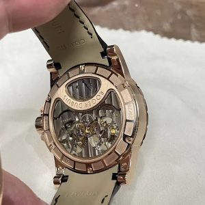 Roger Dubuis Tourbillon Real Gold 18K Leather Strap Best Replica 47mm (1)