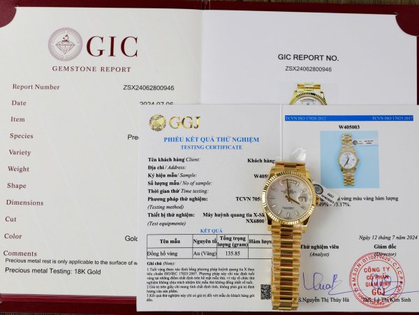 Rolex Best Replica Watch Day-Date Gold Wrapped GM Factory V3 36mm (5)